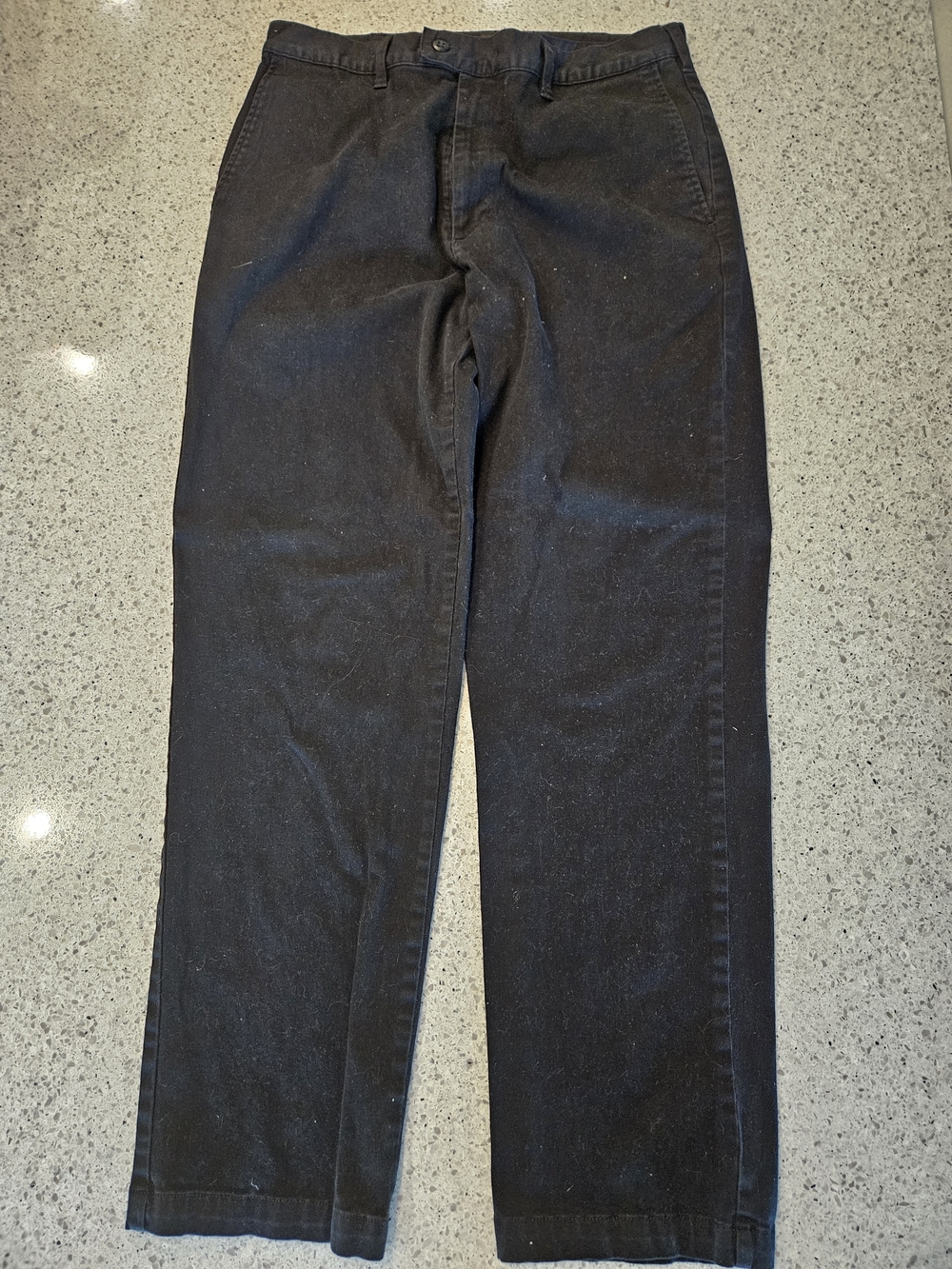 Mossimo Women's Black Straight Leg Pants | Stretch Casual Chinos